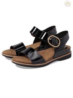 Sofft Bali Women's Slide Sandals Leather Cork Footbed Ankle Strap